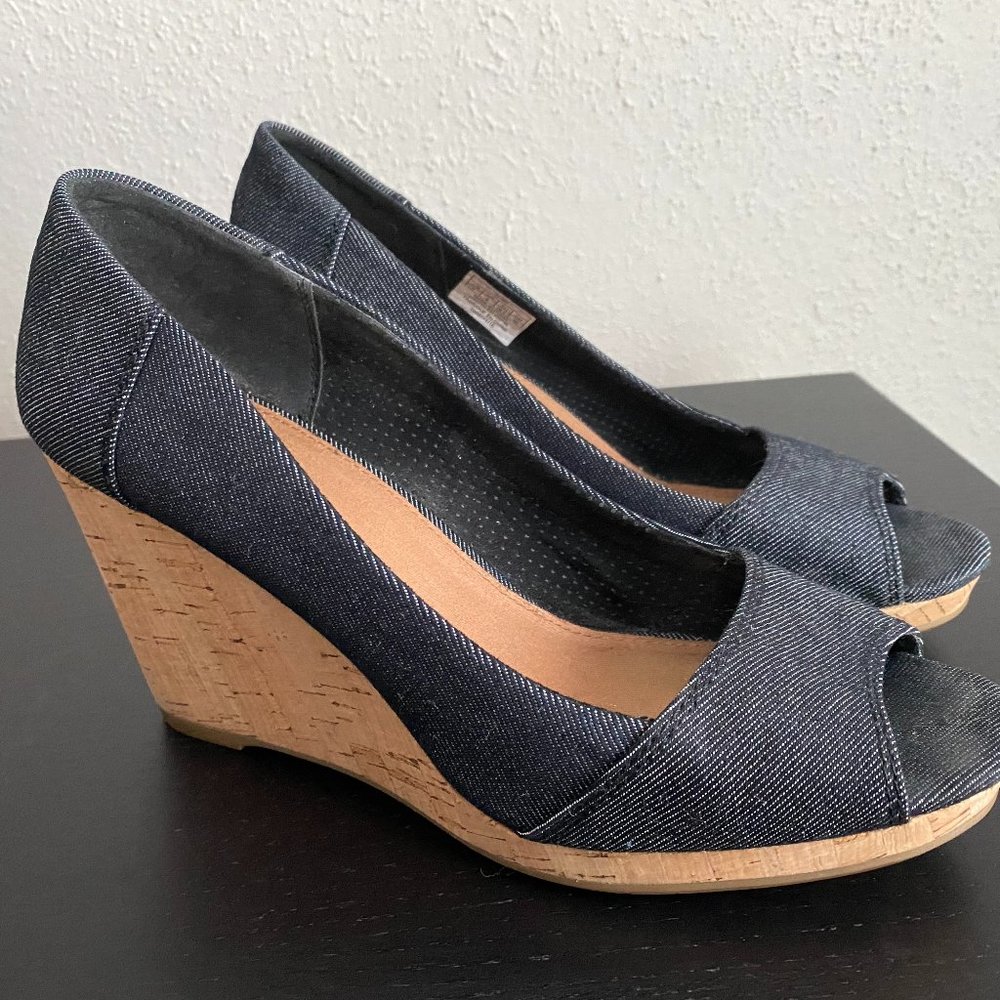 Toms Denim Wedge